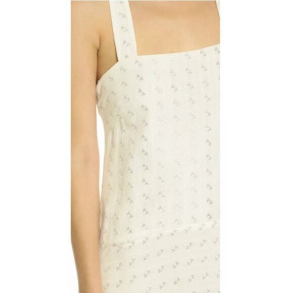 Club Monaco Boho Whimsy Artsey Twee Hankerchief Y2K Dropwaist Dress Size 00 NWT - Picture 3 of 11